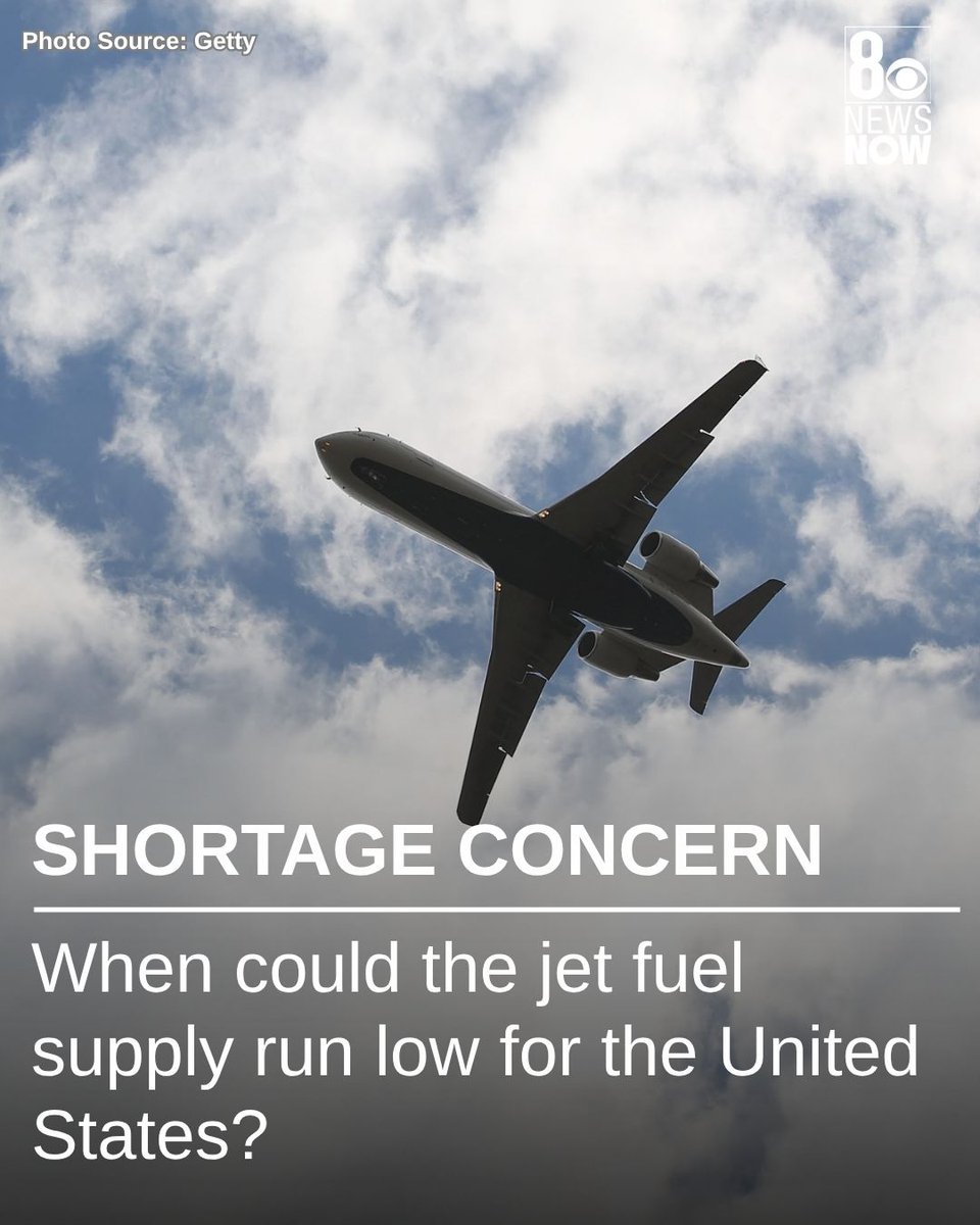 Jet fuel prices in the U.S. have increased since the start of the Iran war, and tensions are squeezing supply and raising concerns of a shortage.8newsnow.com/.../when-could…...