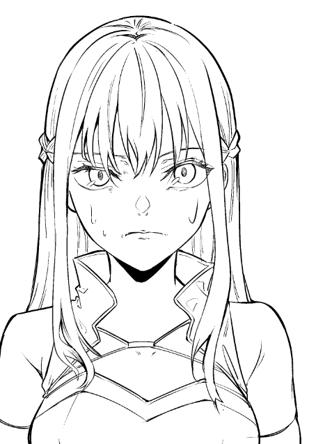 アウトライン細すぎ問題でずっと頭悩ましてましたが結構太くても良いかもです 寄って描く癖直さないとダメですね… 頑張ります! 