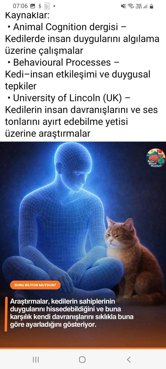 Samanyolu56's tweet photo. @metropolmedya_ Kediler son derece duygusal ve hislidir.
İnsan davranışlarından anlayıp ona göre davranır.
Evdeki terapi merkezidir.
Stres topu gibidirler,eve neşe getirirler.. https://t.co/x3pLVQLAob