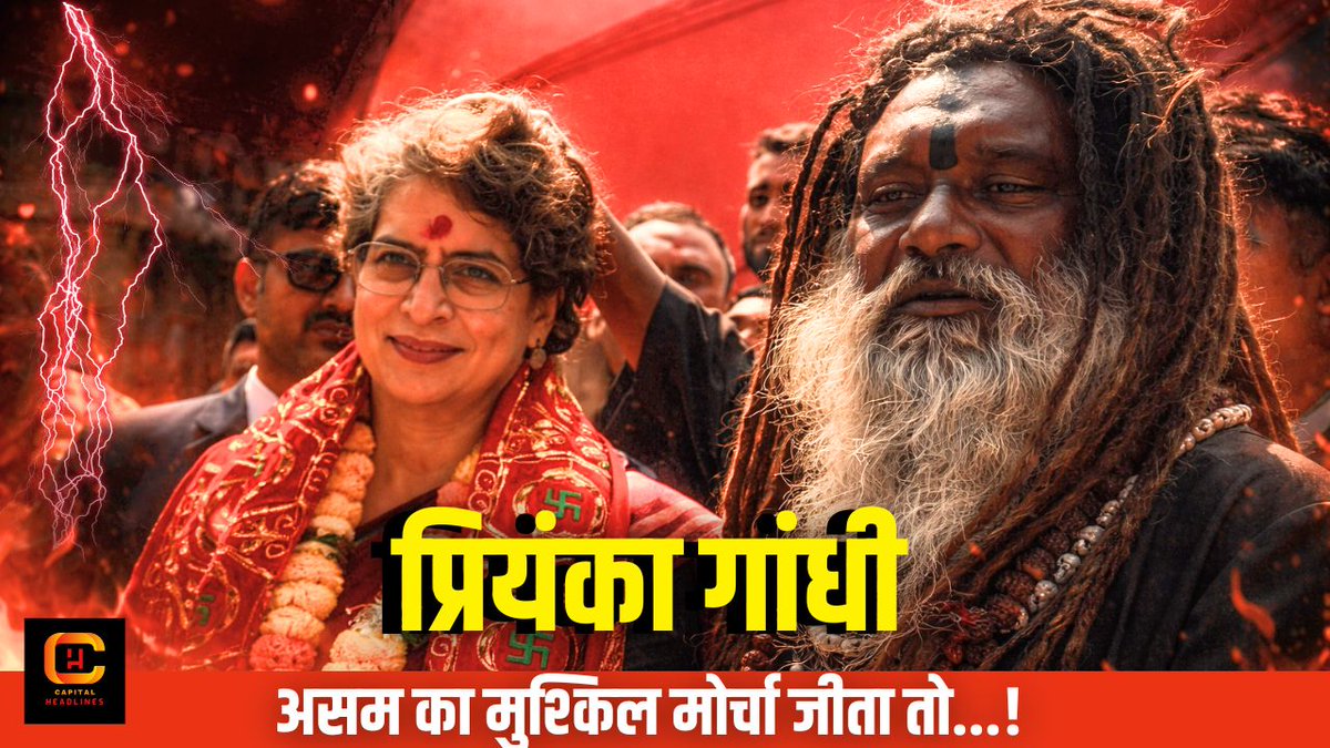 Priyanka Gandhi और Assam की 'अग्निपरीक्षा'! जीत मिली तो...?
पूरा वीडियो-
youtu.be/YMu2Q1v5ppQ

#capitalheadlines #priyankagandhi #assam #assamelection2026 #congress #himantabiswasarma #rahulgandhi #assampolitics #opinionpoll #politicalanalysis #modi