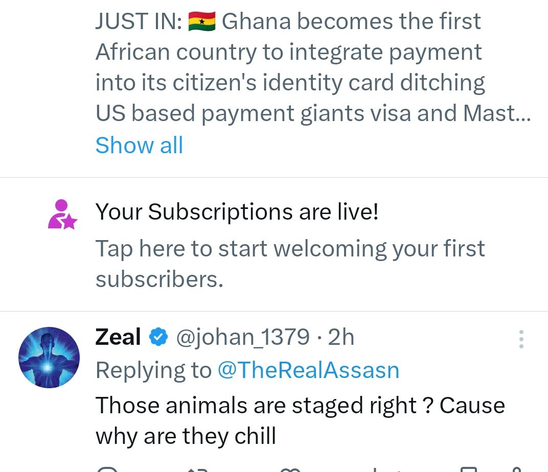 Purely African tweet media