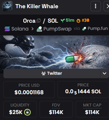 burorikoin's tweet image. #Orca リローンチ。
元Whtie WhaleのCTO lead。
前回のOrcaはファーミングされたって事でリローンチしたみたい。
一応、インしておく。

GoqT38PaocgricH5gPVBnUdkAT2bMT1q4WpJC1eqpump