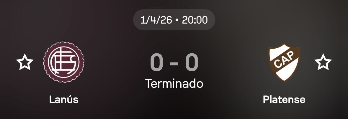 Cuánta razón tiene el que creó la teoría de que Lanús juega todos los días.

En qué momento pasó esto HOY.