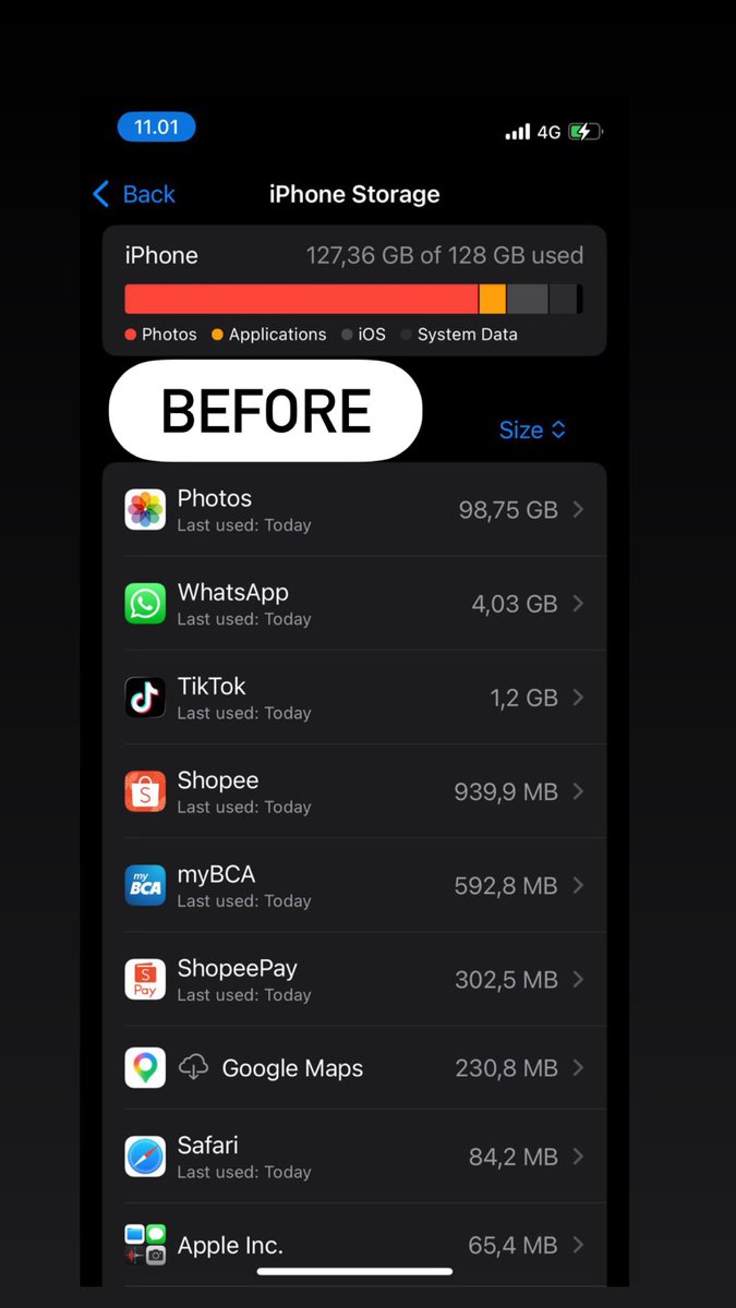Toizstore's tweet photo. #iphonetips #iphonetrick #fyp 
STEP PERTAMA BUAT MENGURANGI PENYIMPANAN IPHONE

pergi ke pengaturan > search tanggal > ubah tanggal ke belakang misalnya sekarang tanggal 15 nah pindahin ke tanngal 14 > mode pesawat > tunggu beberapa menit lalu restart hp
selaraskan foto ke icloud https://t.co/FtVFfuK32E