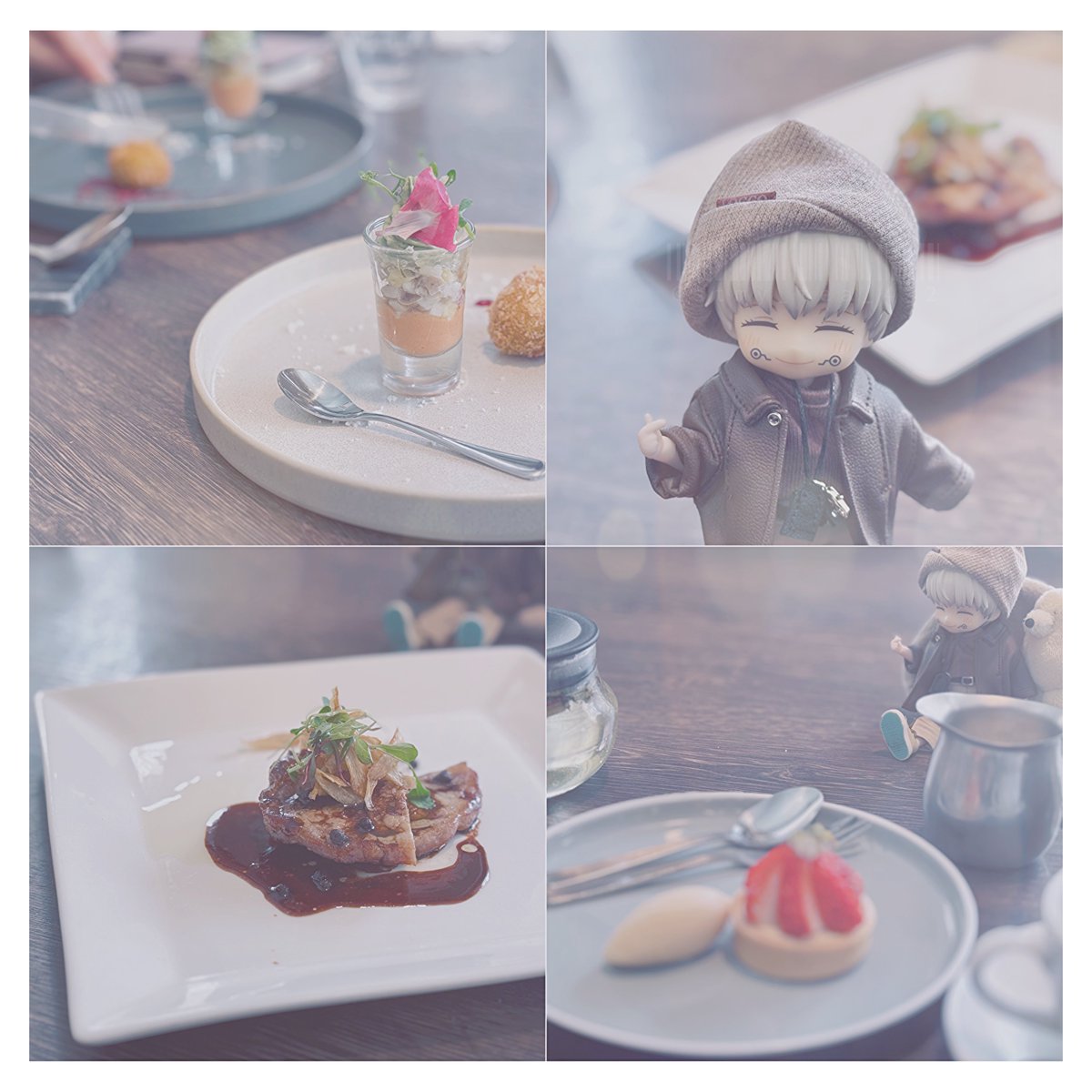 ポッケさんとデートでごきげんコビト𓌉◯𓇋

マクロビごはん美味しかったねー¨̮