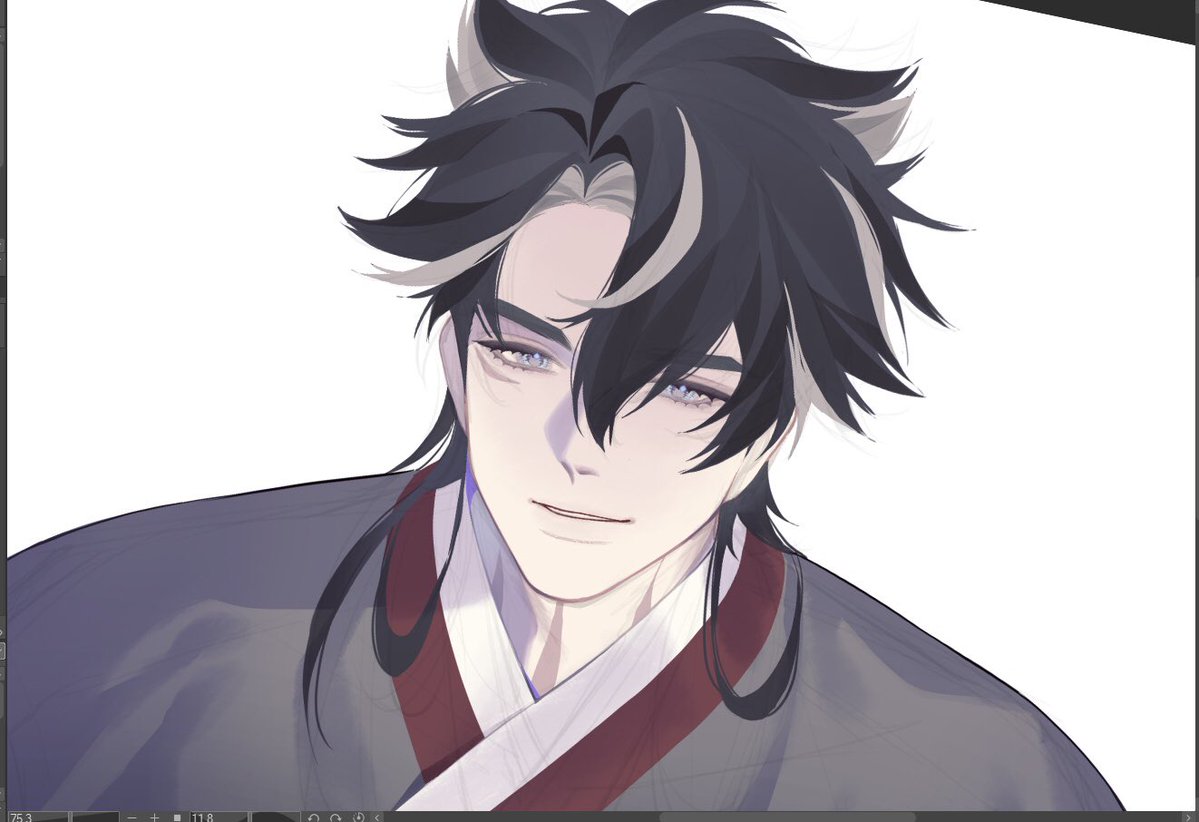 wip wrio in hanbok 

#GenshinImpact  #Wriothesley