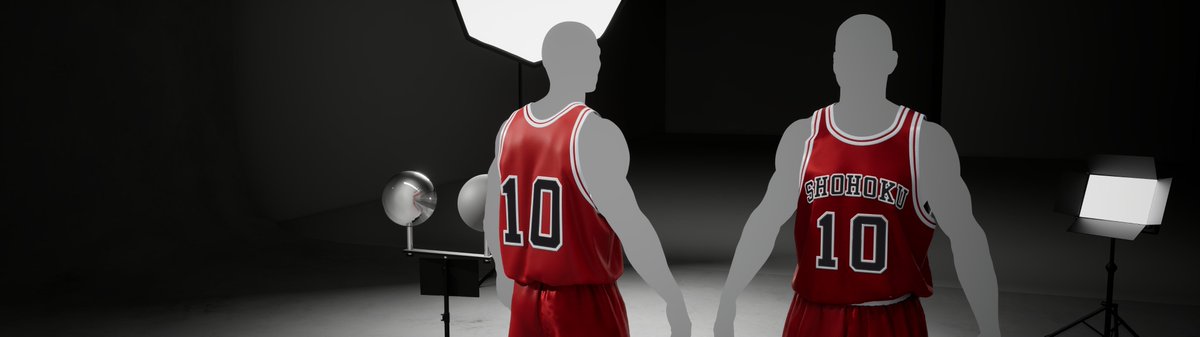 LeMannole's tweet image. WIP #UnrealEngine #MarvelousDesigner #SlamDunk