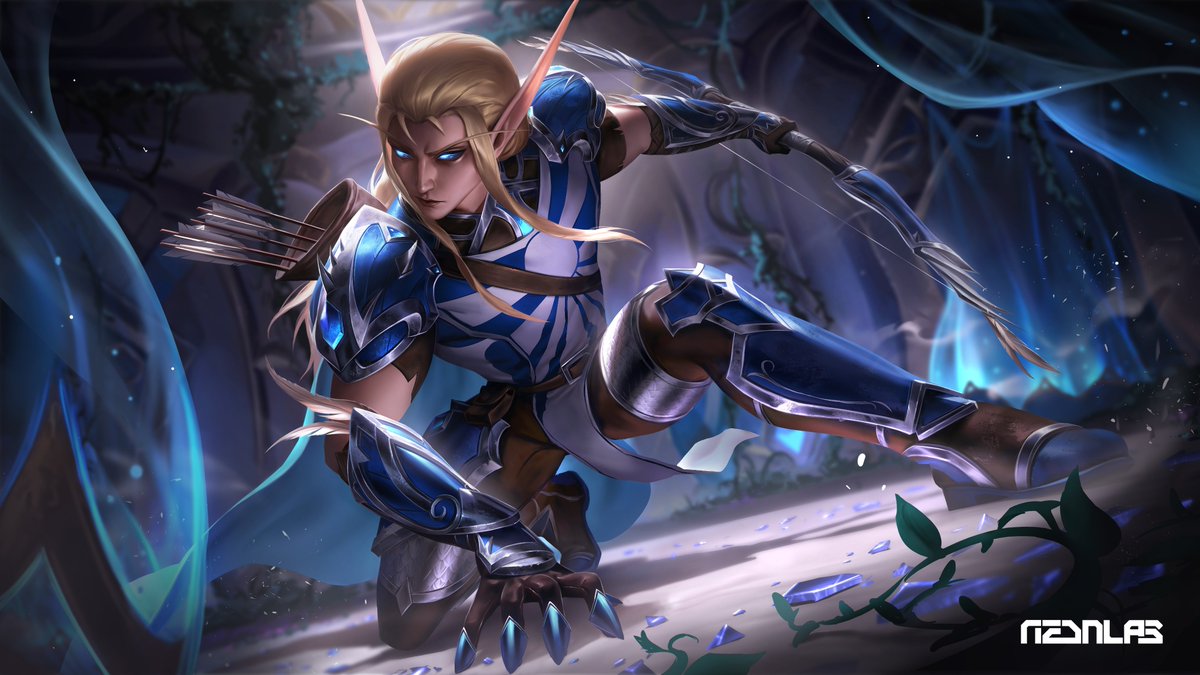 NeonLaboratory's tweet image. Illustration for @Aerendil_ 
Thank you as always, for using our service 

#neonlab #warcraft #wow #oc #fantasy #illustration