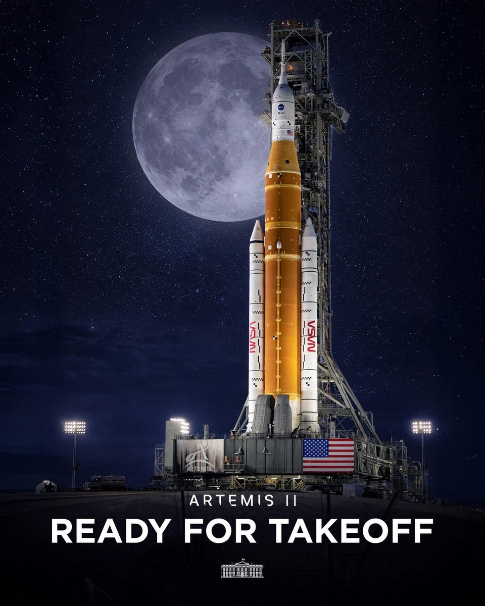 NickALancette's tweet photo. Nearly 253,000 miles from Earth. That is how far Americans are about to go. 🇺🇸

For the first time in over 50 years since Apollo 17, the USA is sending astronauts beyond low-Earth orbit again with Artemis II.

The crew lifted at 6:35pm ET today. 

Let’s go, America! 💪 https://t.co/WJOEiichYf