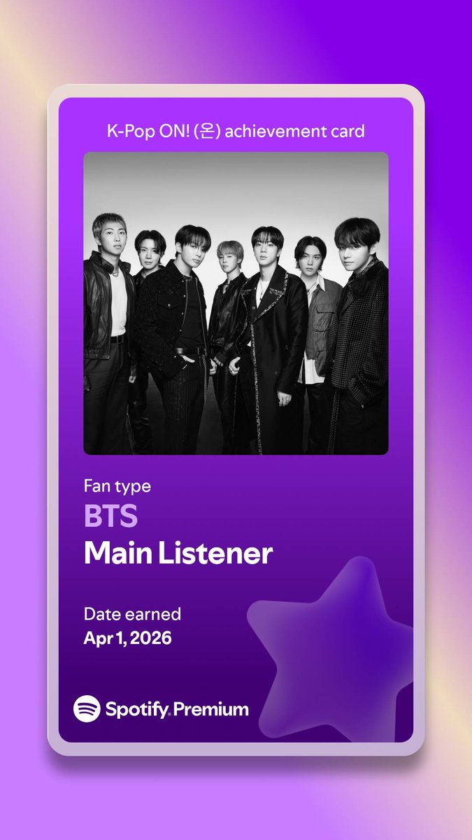 nonsensetought's tweet photo. I just earned an achievement card on the K-Pop ON! (온) Hub:
https://t.co/wrth2fihS8 https://t.co/XTxNYREIlW