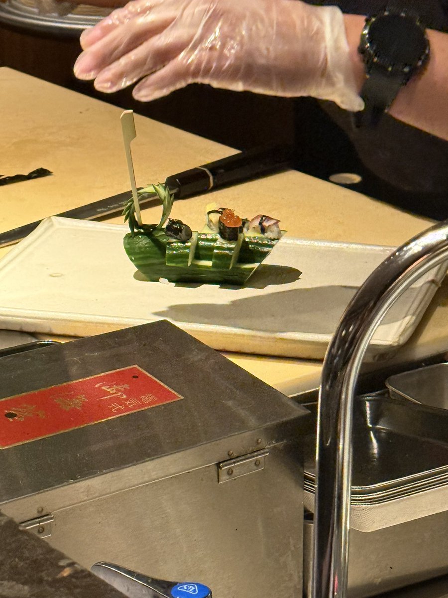 When you are on very strict No Carbohydrates Diet but you LOVE  Sushi 🍣 .  I guess I will order from the very small menu 🤷🏽‍♂️ just to stop the craving #StayHungryMyFriends