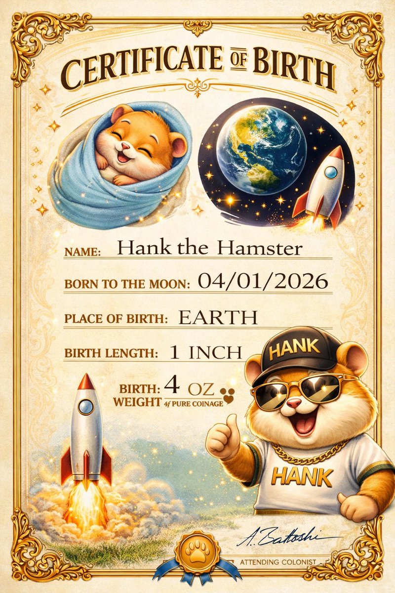 Hank Token tweet media