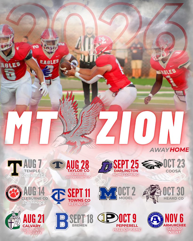 MZRecruits's tweet photo. 2026 Eagle Football Schedule, Let’s Go‼️ #DAWG https://t.co/qOdMYZg7rp