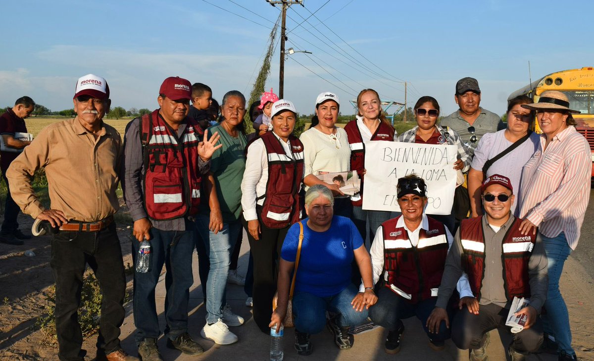 MorenaenSonora's tweet photo. Resulta altamente gratificante sostener encuentros con militantes, referentes y liderazgos de nuestro movimiento en Huatabampo, y más aún cuando se trata de recorrer el territorio.

@ArmentaJudithC https://t.co/golYRtrPy4