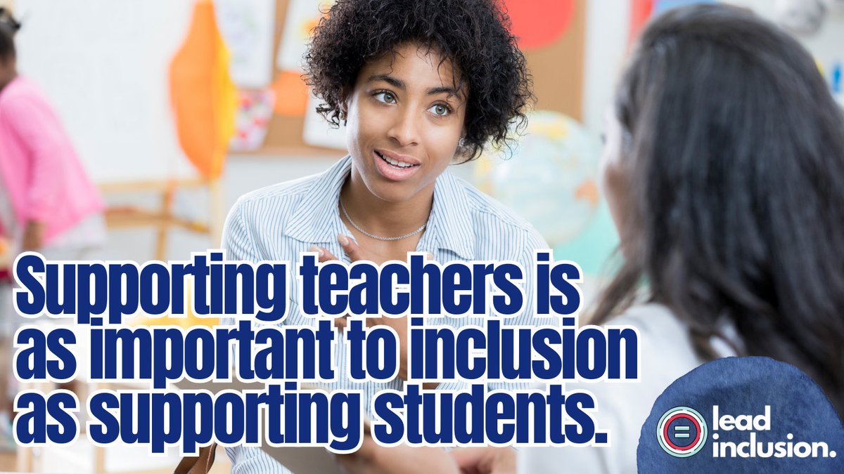 leeannjung's tweet image. 👩‍🏫 Sometimes #teachers request special educators pull students from their class because they lack of confidence in their skills. Supporting teachers is as important as supporting students. #LeadInclusion #UDL #InclusiveEd #EdLeaders #TeacherTwitter