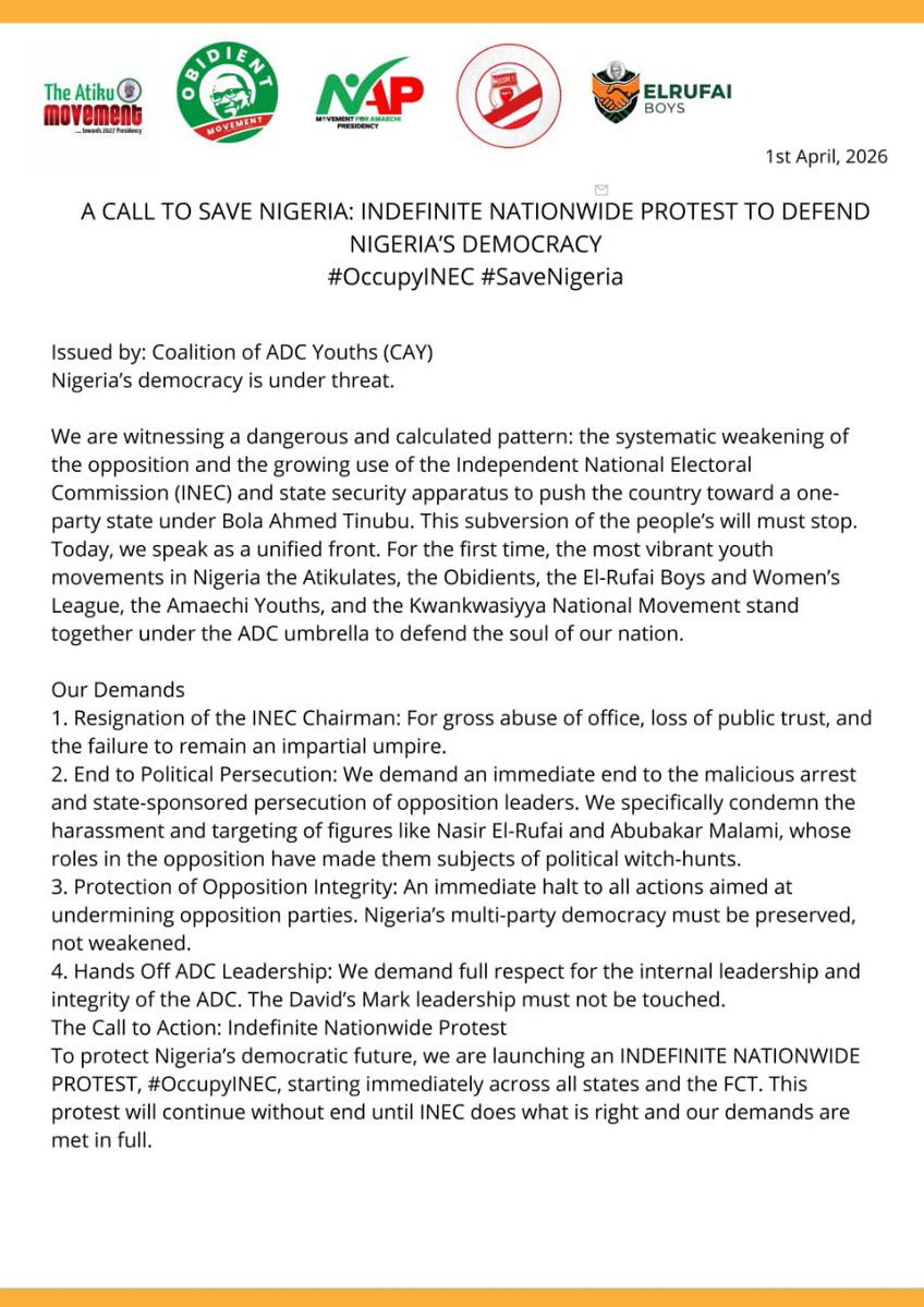 Kaduna Concerned Patriotic League tweet media