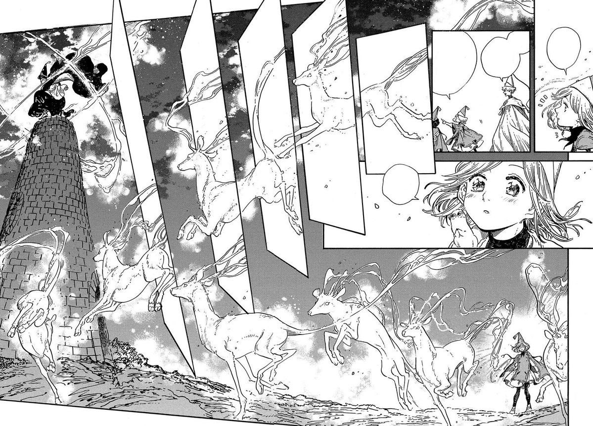 i wonder if they adapted some of shirahama's pretty paneling, with page flips and them stepping out of the space