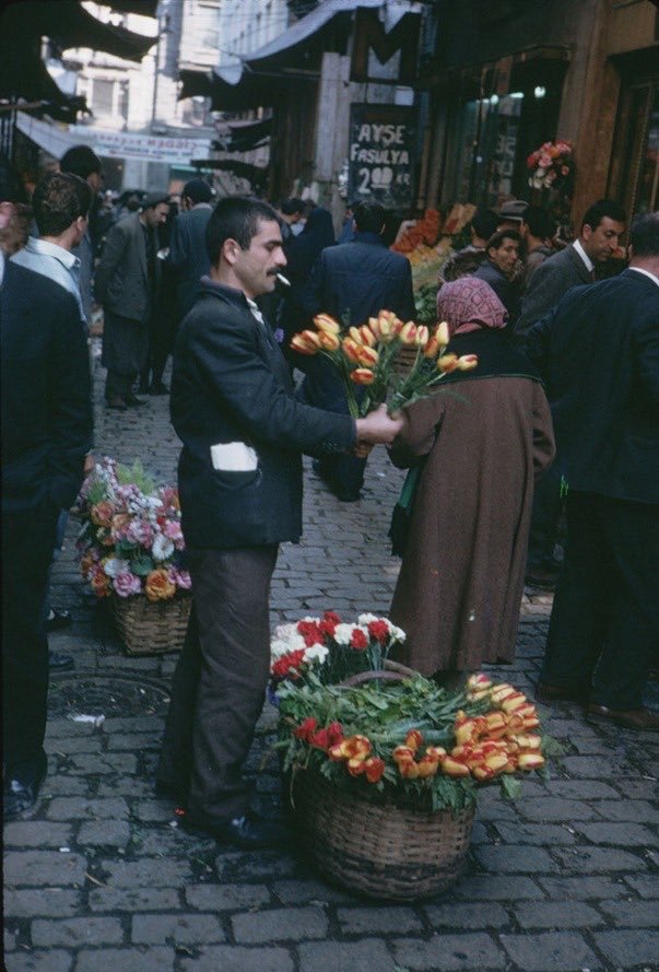 Rose Seller Istanbul Turkey 1995