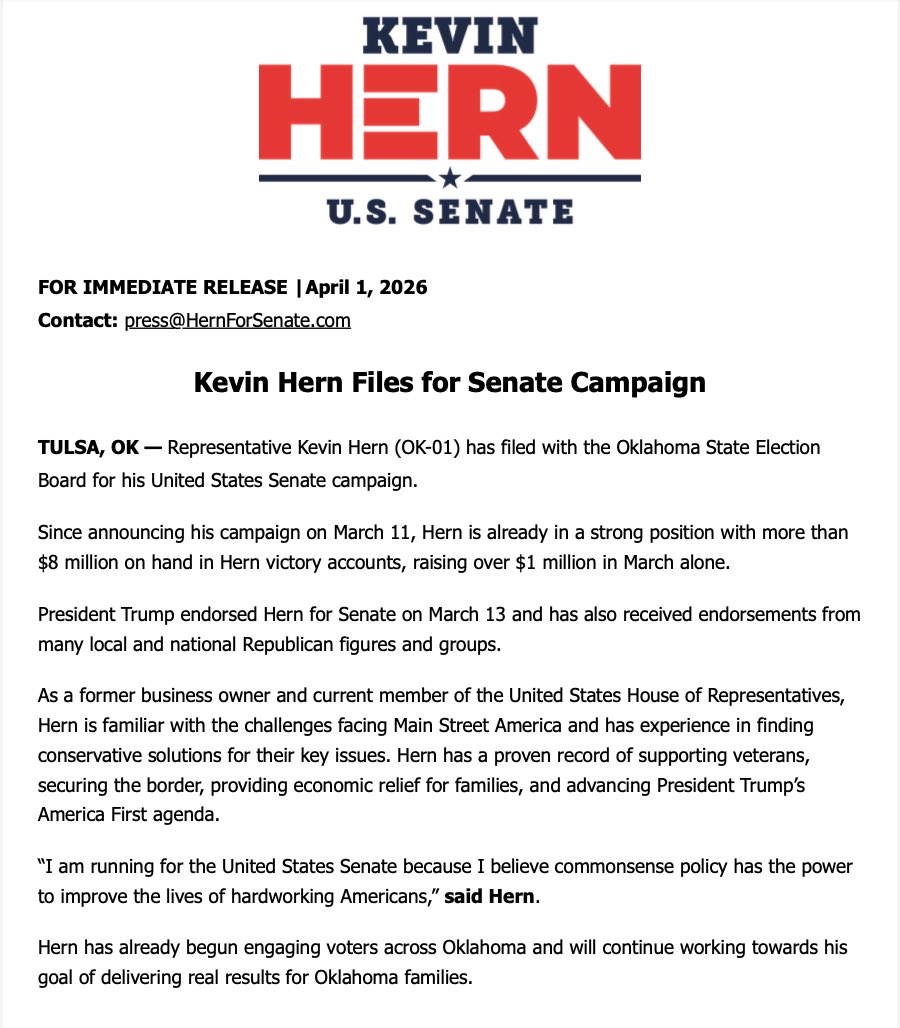 Kevin Hern tweet media