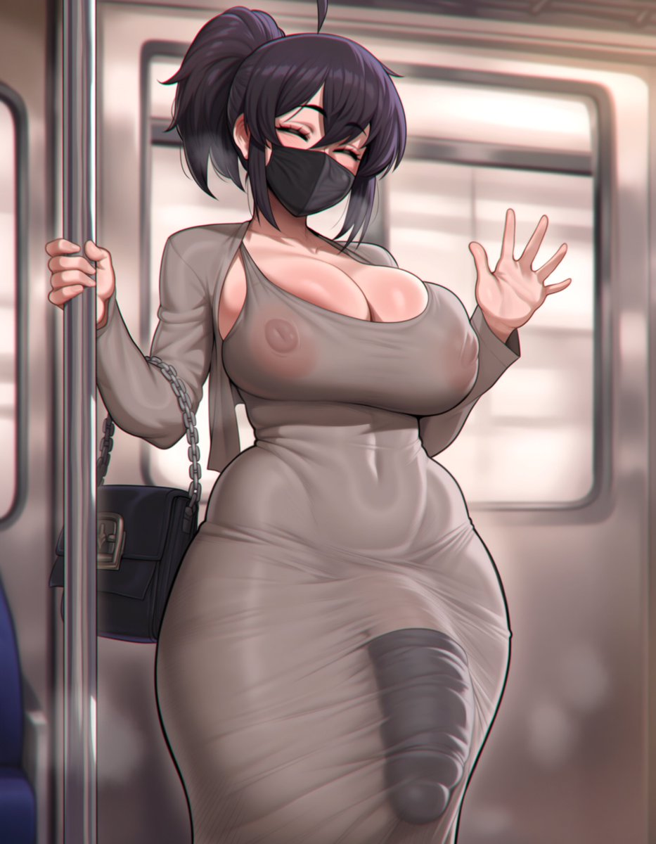 FleurdelysAI's tweet photo. Just on the way to work, nothing to see here. #futanari #futa #nsfw #rule34 https://t.co/0CqqFsvnHh