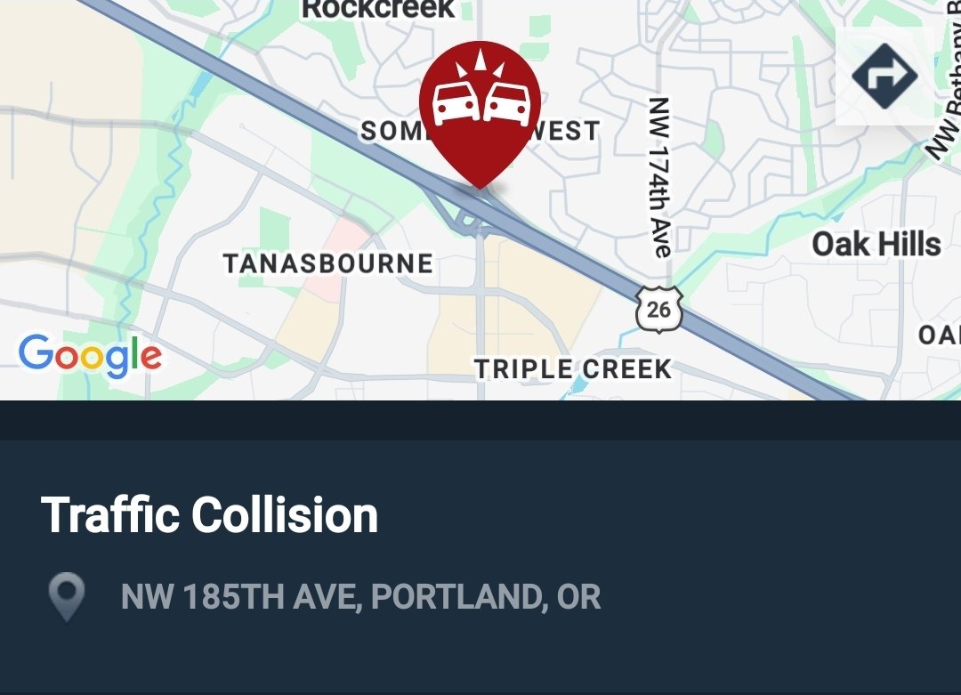 5:28pm
Traffic Collision
NW 185th
Portland