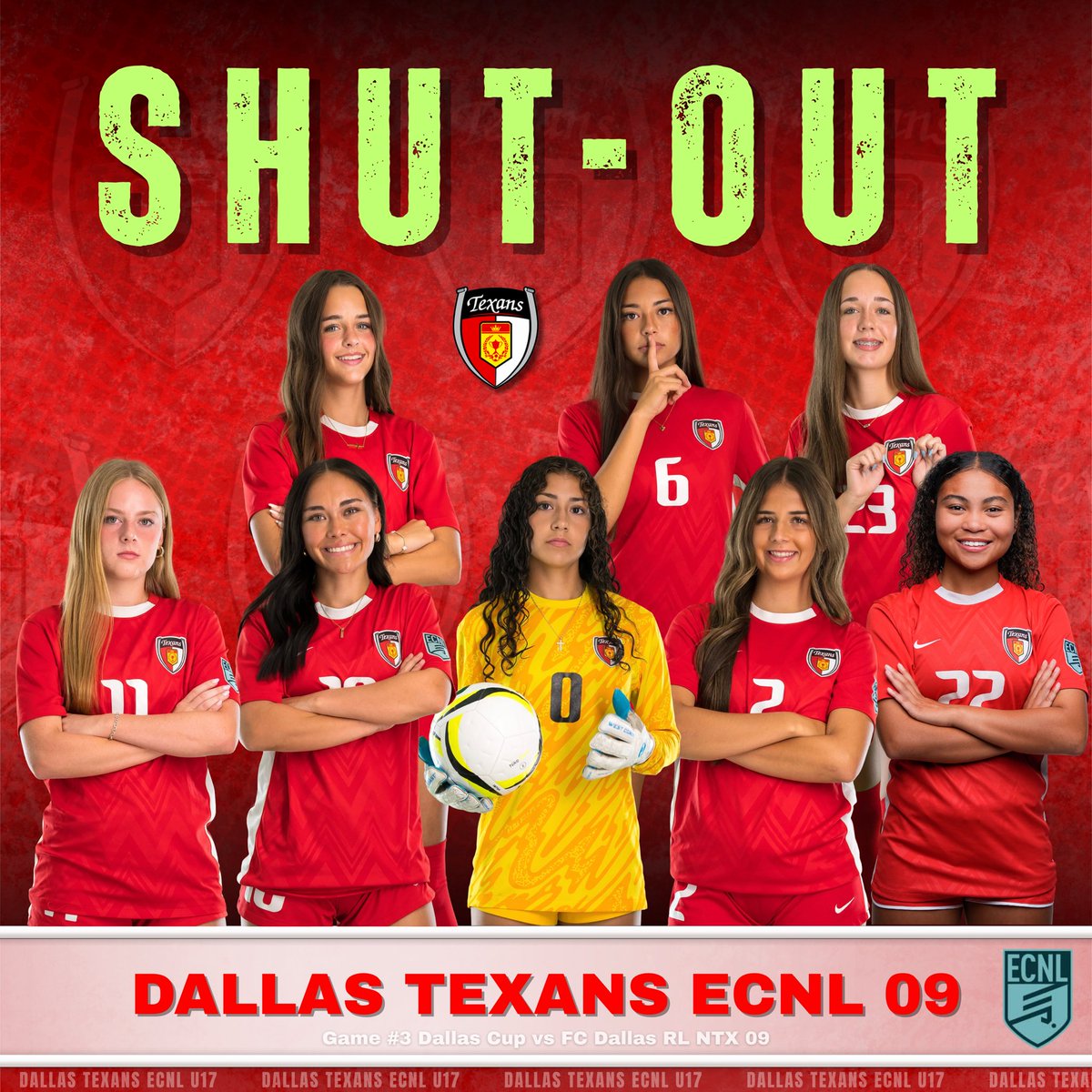 Texans09gECNL's tweet photo. Game 3️⃣ of the Dallas Cup ✅
Stayed locked in, played our game, got the result!

⚽️⚽️⚽️⚽️ @AdleyAccetta 
🅰️ @Alli_soccer8 
🅰️ @Lily_Bryant23 
🅰️ Isabel

❌ @cinnamonsoccer @pepper_sockwell @GiannaMichiko09 @BellaByrd22 @willowsmith2027 @ChloeReyna23 @MKaipus13 @Lily_Bryant23 https://t.co/sEh5LH3Zvb