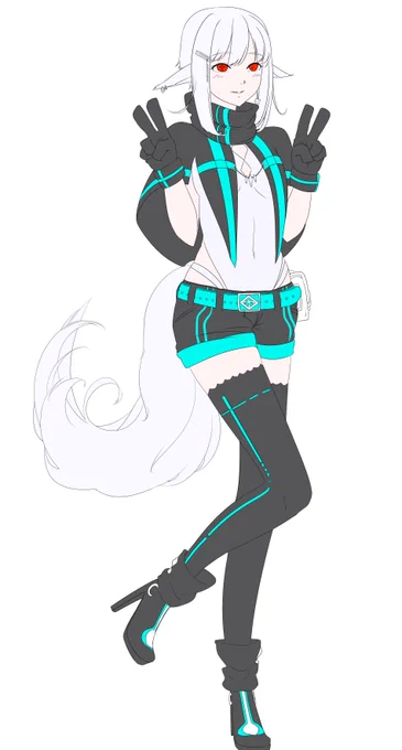 これは俺が考えたオリジナルキャラクターね。 皆描いていいよ