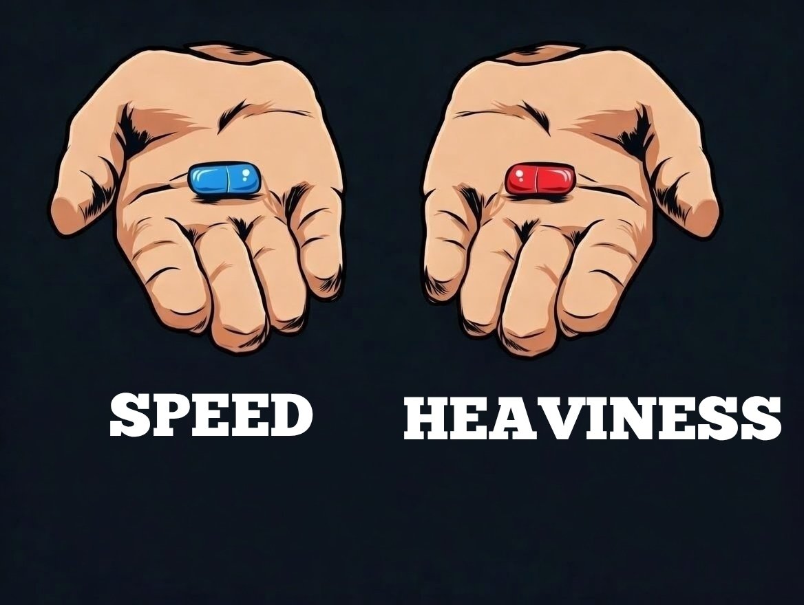 NWOBHM_EDDIE's tweet image. Which one will you choose for the rest of your life? 🤔

🔵BLUE PILL: SPEED ⚡️
(Thrash Metal...)

🔴RED PILL: HEAVINESS ⛓️
(Doom Metal...)

Choose your destiny! 👇

#MetalHeads #ThrashMetal #DoomMetal #MetalSounds