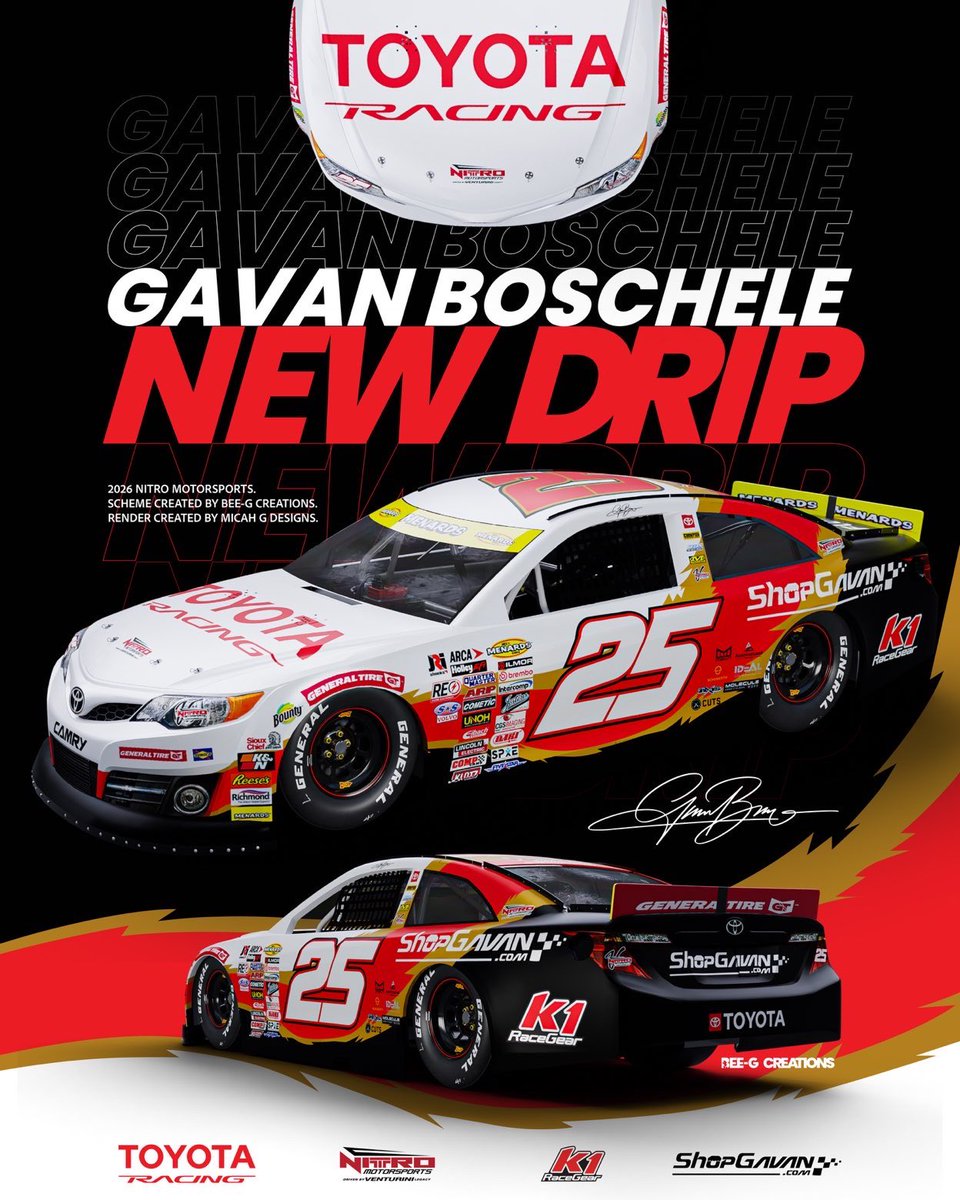 First ARCA race of the season this weekend at The Rock. Excited to begin working with the <a href="/racewithnitro/">Nitro Motorsports</a> team! It’s a sweet looking ride 🔥 #teamtoyota