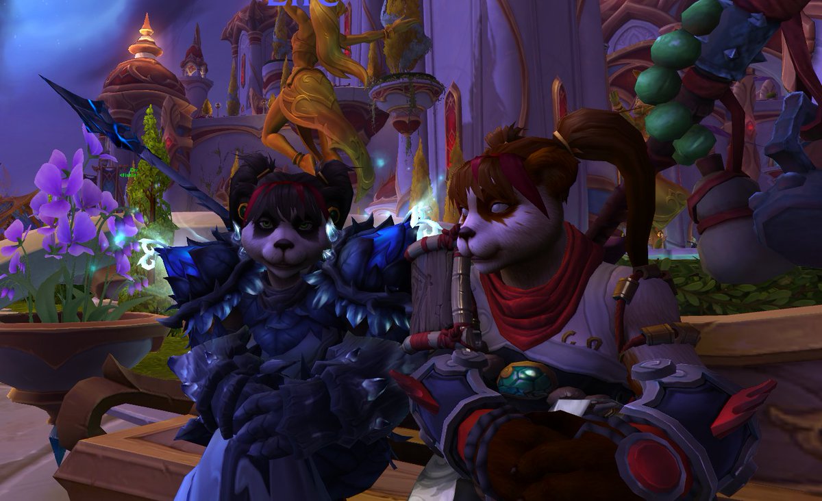 Zerrahki's tweet photo. Breaking the rules and being a Pandaren druid. :3 https://t.co/jVvshGE7Z7