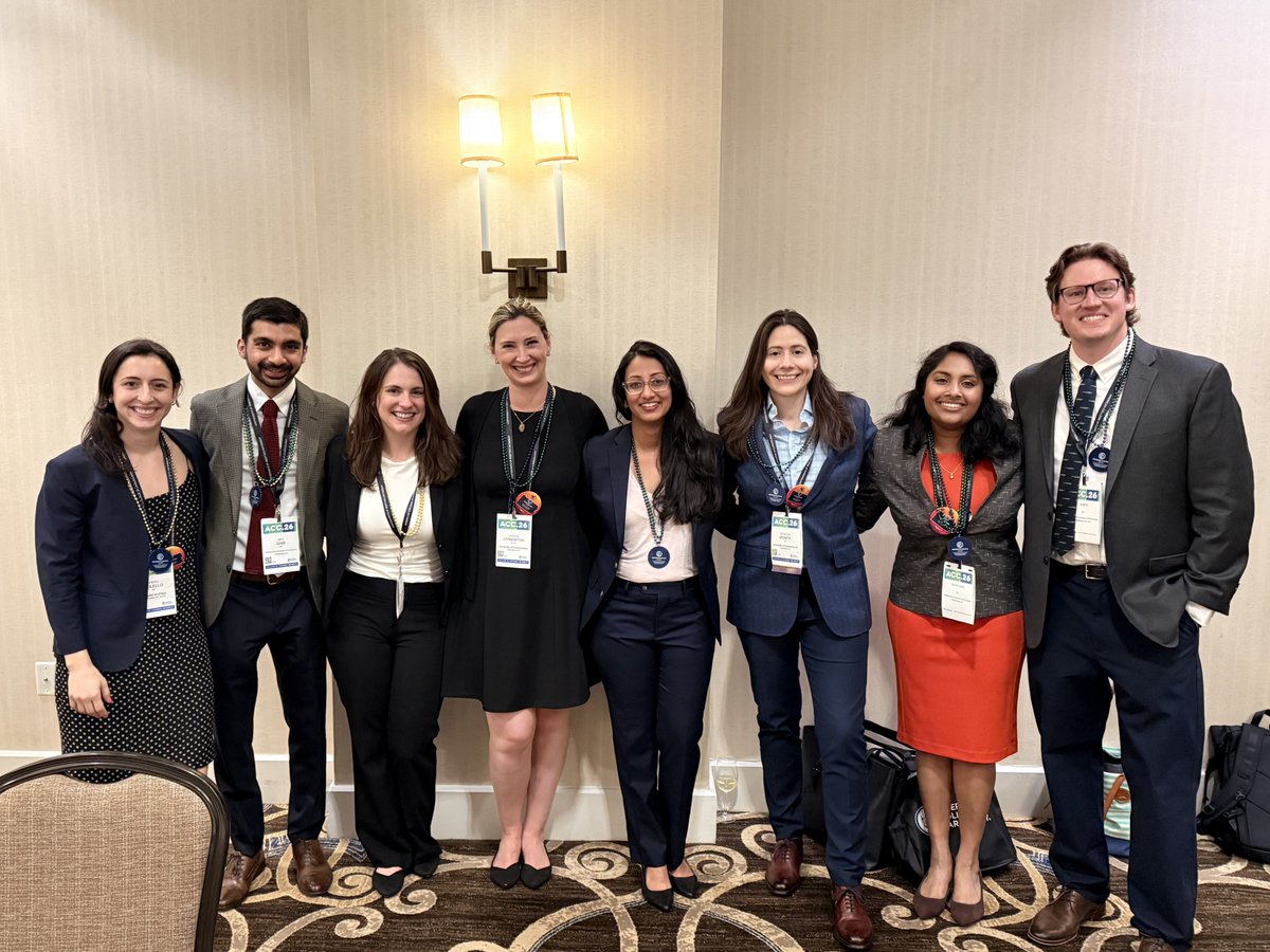 AardraRajendran's tweet photo. What a fantastic ACC weekend!! Grateful for my cardiology communities! <3 @PennCVFellows @PennCardiology  @PaChapterACC @CardioOb @ACCinTouch https://t.co/r1deMaRLSh