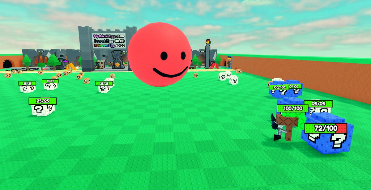 Frinigus's tweet photo. Don't think I ever made a game with a robux pet gatcha but most people seem to like them!

Still worried with any project I work on getting players regardless but eventually one will stick 😬 https://t.co/avJnHBVgb1