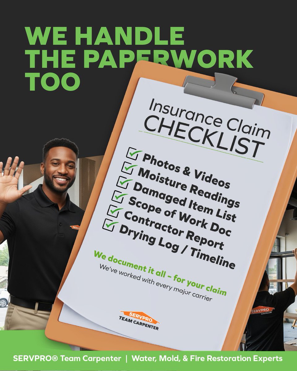 SERVPRO Team Carpenter - Large Loss tweet media