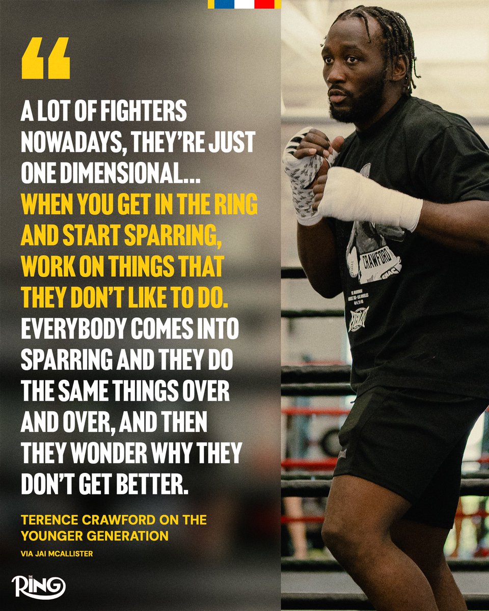 Terence Crawford shares the blueprint for younger boxers to perfect their craft 👏