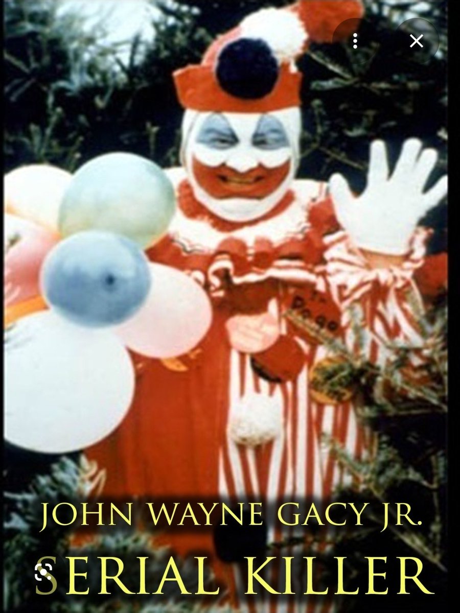 ChelleRocks515's tweet photo. @0SC4RD3M1T0R14 @Matt_Pinner It's John Wayne Gacy's art! Look him up. He's the inspiration for It/Pennywise. Truth is worse than fiction in this case. https://t.co/9FhahXIgU8