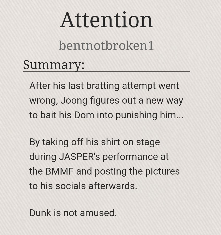 bentnotbroken_1's tweet image. Part One is out! #JoongDunk #fanfic

READ TAGS!!! 

archiveofourown.org/works/82288176…