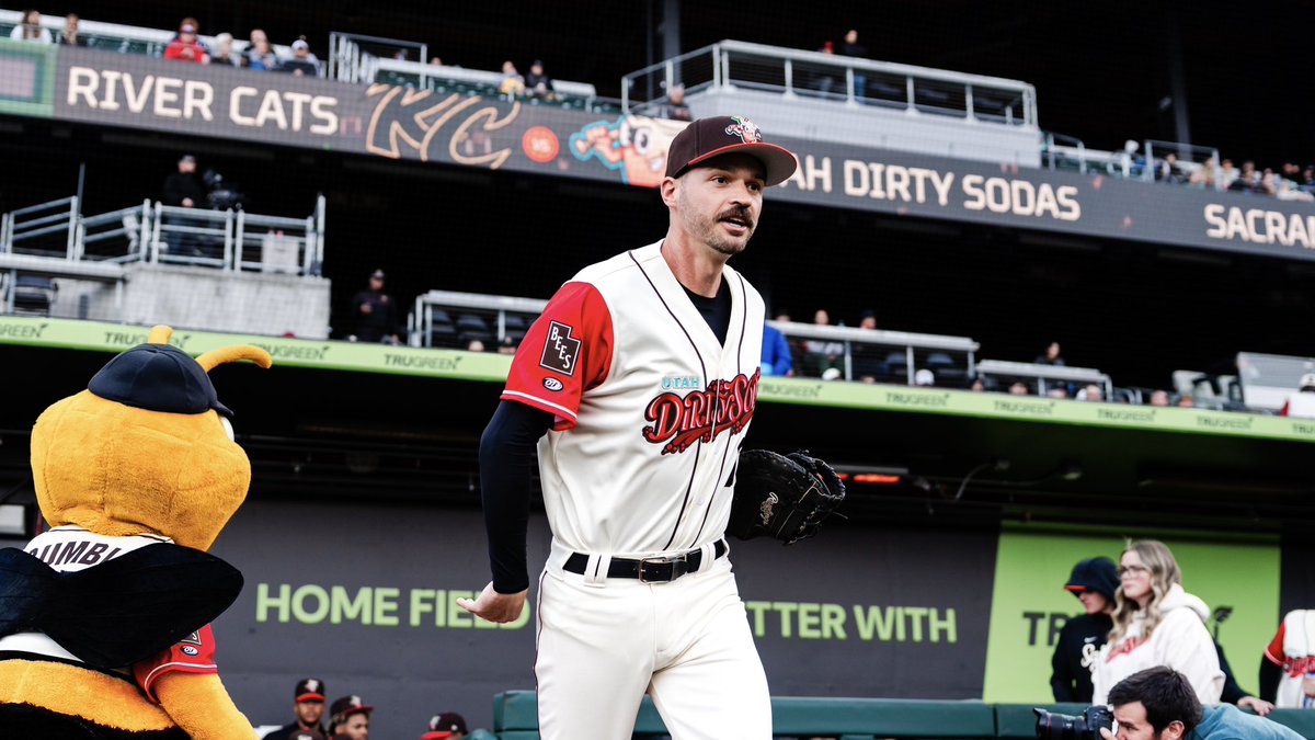 SaltLakeBees's tweet photo. debut day for the utah dirty soda jerseys 🤩 https://t.co/4bpVoa8vnl