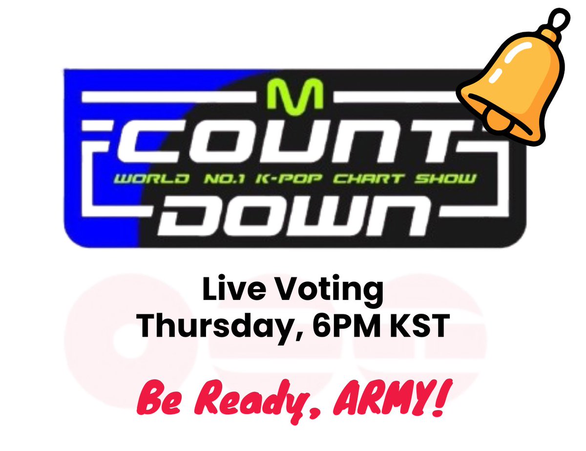 🛑 ARMY, be ready for MCountdown Live Voting today for <SWIM> by BTS!

⏰ TODAY, April 2 at 6pm kst
📌 prepare your devices and Mnet accounts