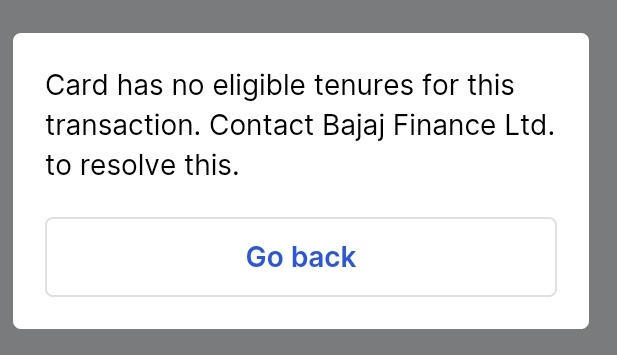 AkashkumarKant's tweet photo. Dear @Bajaj_Finserv you block my card then you unblock it. you told me to update email i did. you told me to activate wallet i did. but what now why I m facing this issue.
Useless Bajaj EMI Card
#sfawtde #bajajemicard https://t.co/oDSqPJm0UC