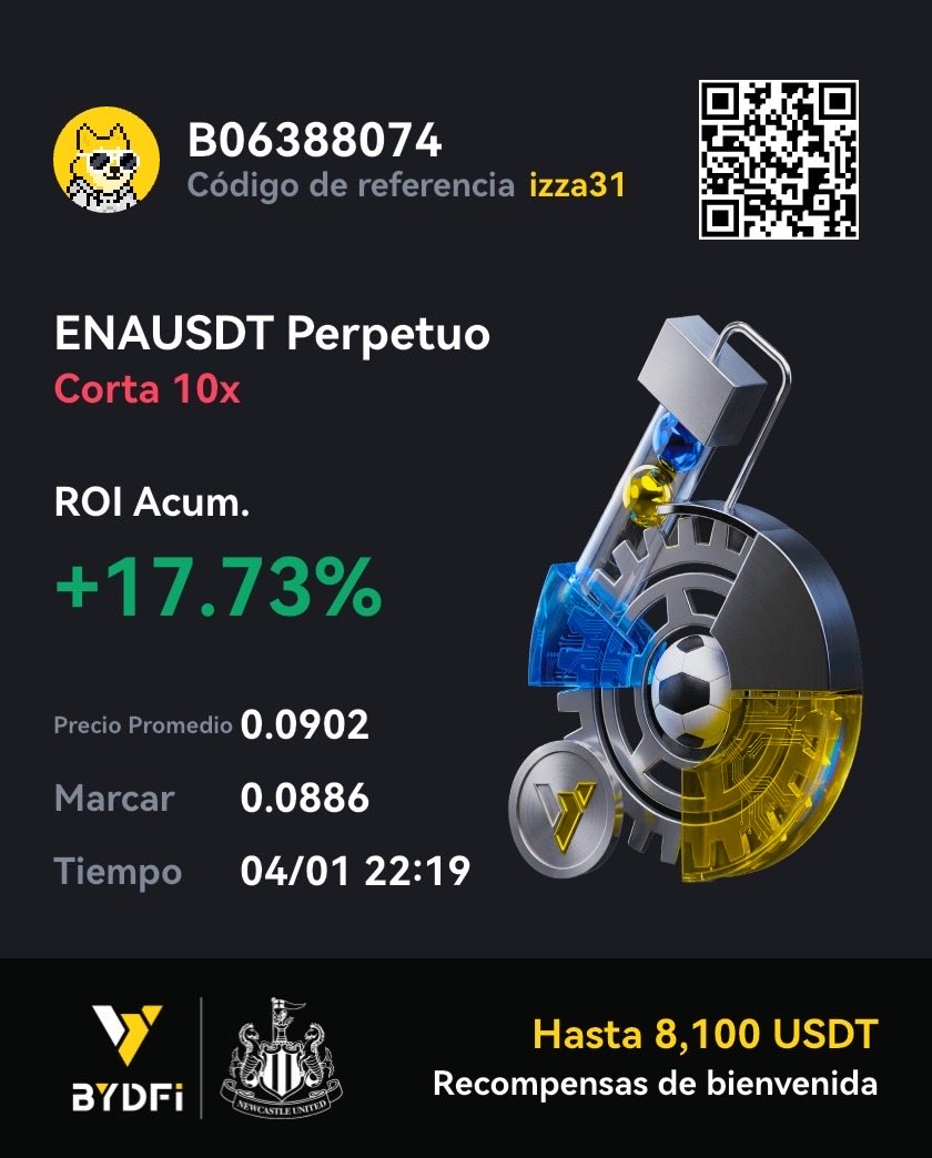 ZeetaCripto's tweet photo. ¡Los números no mienten! 🚀 El bot de trading sigue demostrando su efectividad con este +17.73% de ROI en el par #ENAUSDT.
Precisión quirúrgica en corto con apalancamiento 10x. Mientras otros dudan, el bot ejecuta. 📈📉
¿Te unes al equipo ganador?

https://t.co/AswMljnKbV

#TradingBot #Crypto #ENA #BYDFI #TradingDeFuturos