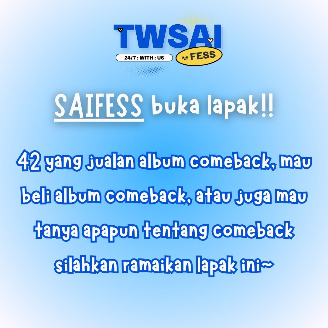 twsaifess || KIRIM MF LEWAT BOT tweet media