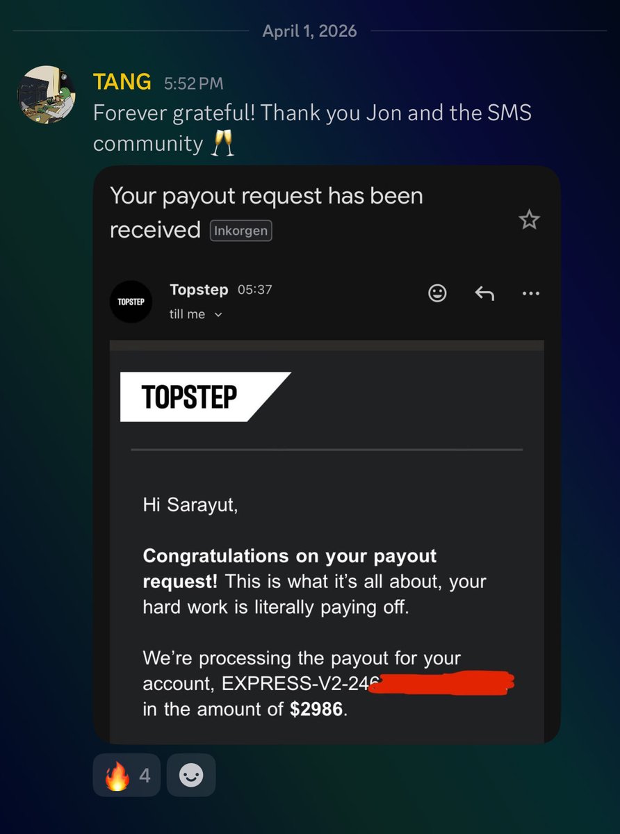Almost a 3k payout. Nicely done Tang!