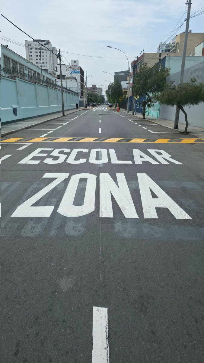 Kriegderbilder's tweet photo. ¿Alguien que pueda explicar por qué la @MuniMiraflores acaba de pintar esto en las pistas  donde no hay colegios hace tres años?
@willaxtv @PolloFarsantePe https://t.co/uP2zP74Ptu