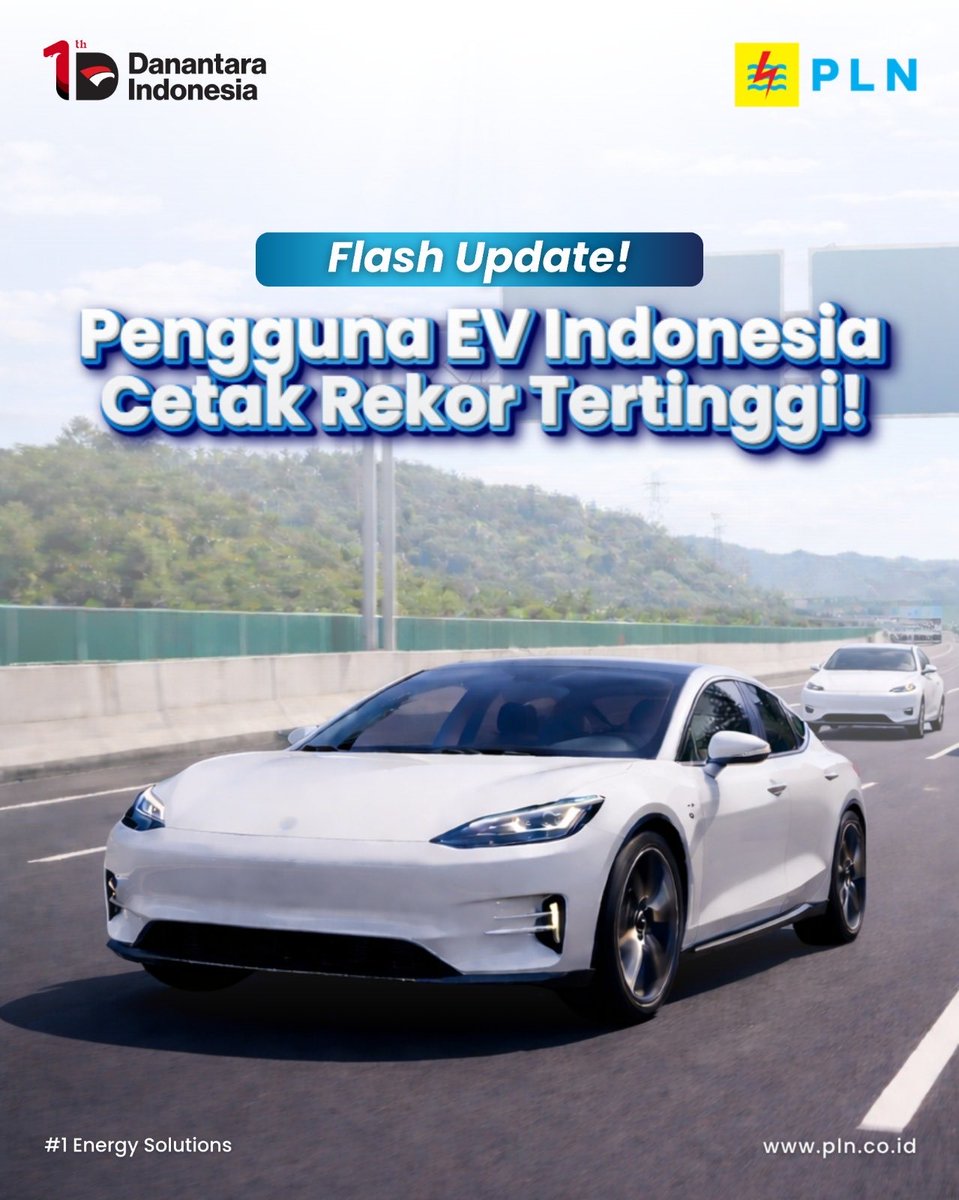 mitaaay's tweet photo. Mudik Lebaran 2026 jadi momen yang menunjukkan perubahan nyata.

Penggunaan EV terus meningkat, didukung kesiapan SPKLU yang makin andal.

Electrizen, siap ikut ambil bagian dari tren ini?

#PLNUntukSemua #PLNUntukIndonesia #ElectricVehicle https://t.co/LD6LKOkptw