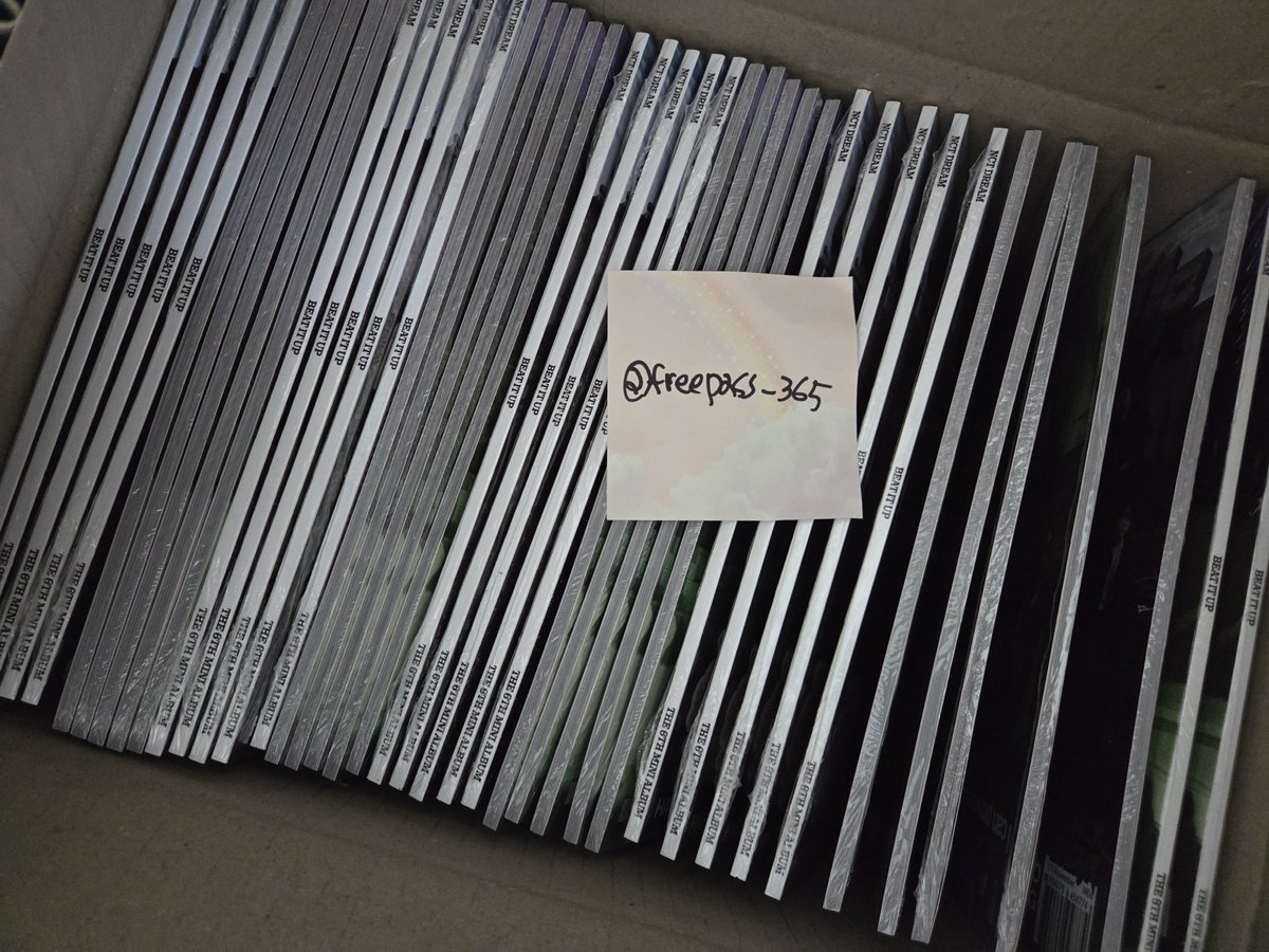 freepass_365's tweet photo. NCT DREAM Bit It Up Unopened album sell
엔시티드림 빗잇업 미개봉 앨범 양도

photobook ver
1pc = 0.15
35pcs = 5.0

https://t.co/2ZlgFEwtNk

mark renjun jeno haechan jaemin chenle jisung bttf chiller event https://t.co/wYnokZ7C9G
