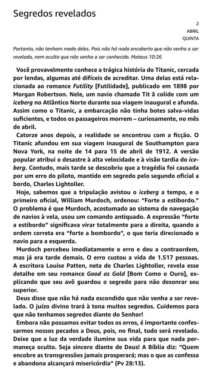 Devocional 02 de Abril