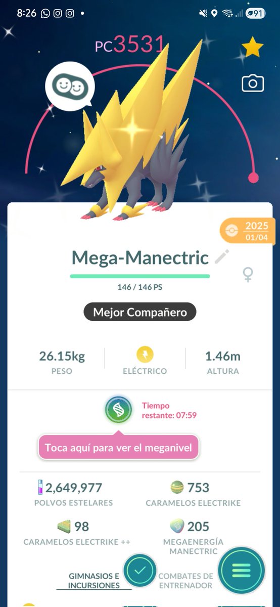 LunightZ's tweet photo. NO PUEDE SER!! JUSTO UN AÑO DESPUÉS, EXACTAMENTE UN AÑO!!!😭🤧😍 Amoooo!!! Gracias a todos @ZLuciely @masasan32589427 
#pokemon #pokogo #pokemongo https://t.co/EPueGi86Hk