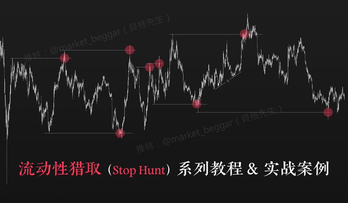 「Stop Hunt 系列教程 &amp; 實戰案例」總整理📚

如下方引文所示，距我首次在 X 上科普「Stop Hunt」已正式滿一年。

在過去一年中，我頻繁使用 Stop Hunt 的概念剖析市場，
期間我多次說明原理，也不乏以實盤操作、歷史案例驗證其有效性。

時隔一年，今天我打算整理過往所有相關的內容，供各位參考👇：