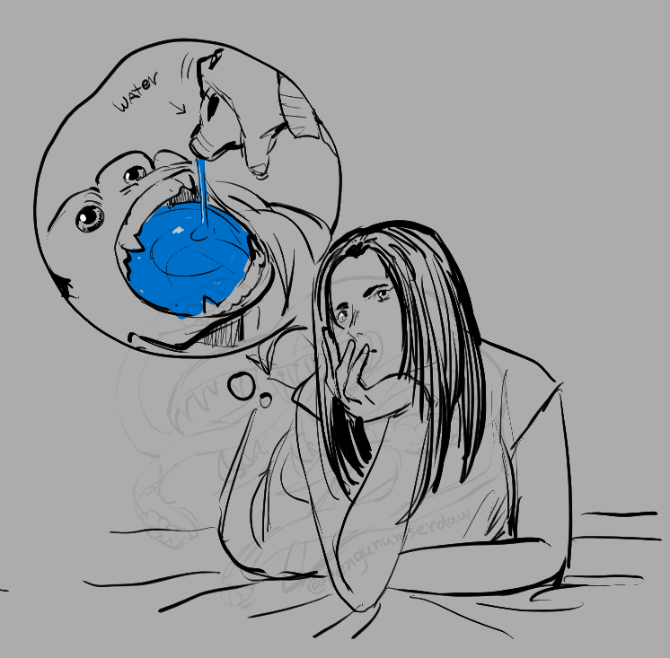 pengunumserdaw's tweet image. out of context Charile and Lucy with lines art of mine
 #DARWIN_INCIDENT #doodles