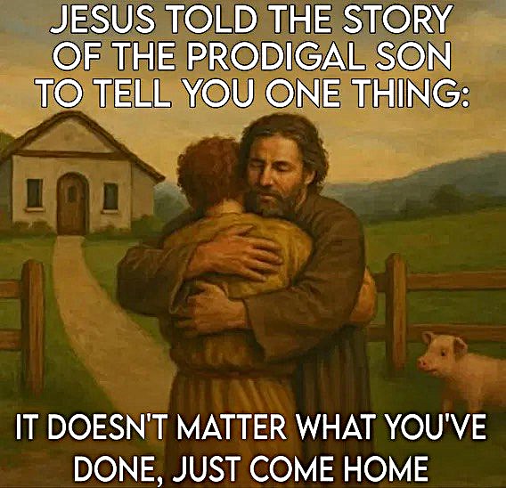 GigaBasedDad's tweet photo. Return to Christ https://t.co/anzAc9GnN3